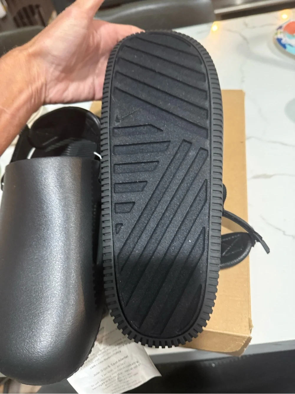 Nike calm worn
